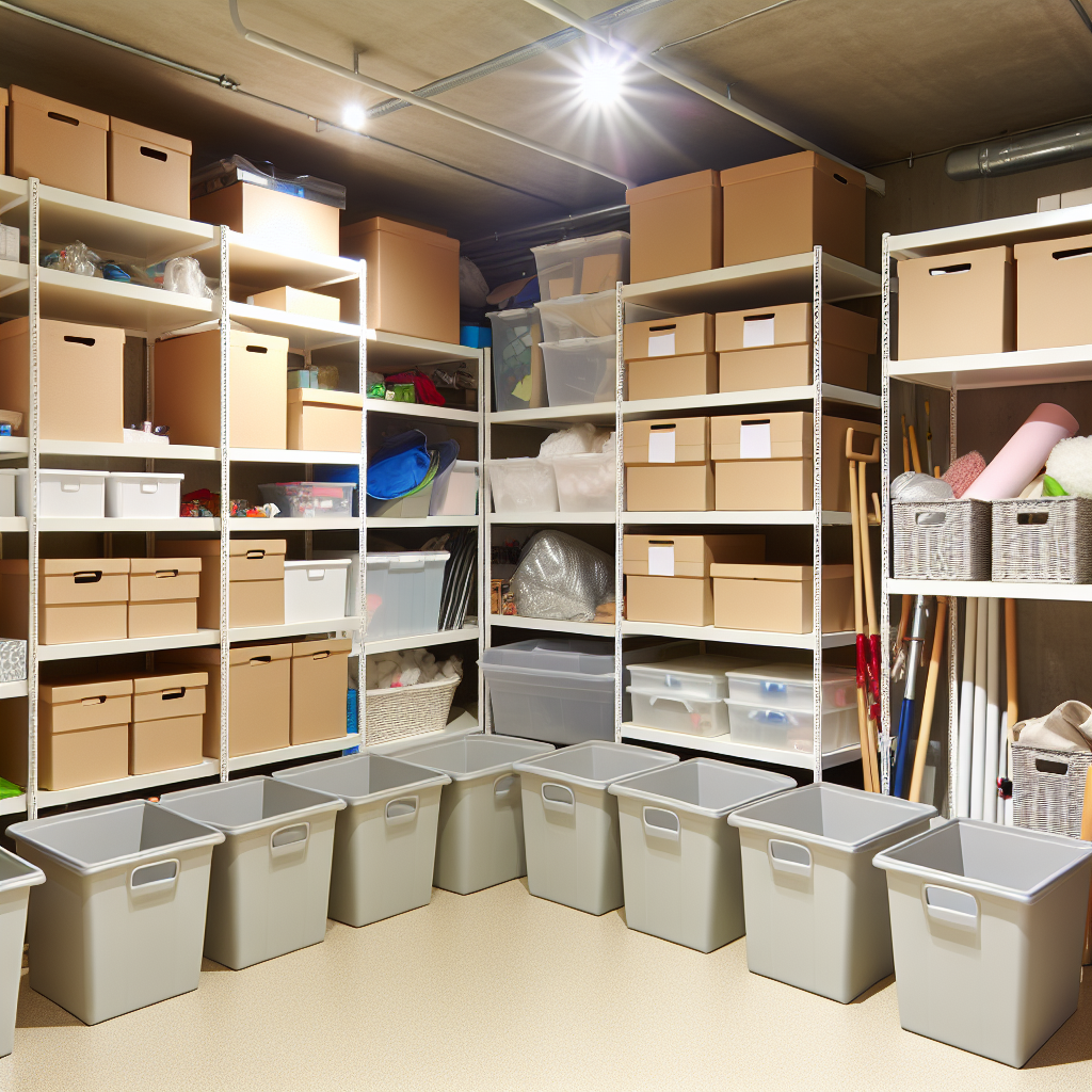 Basement storage