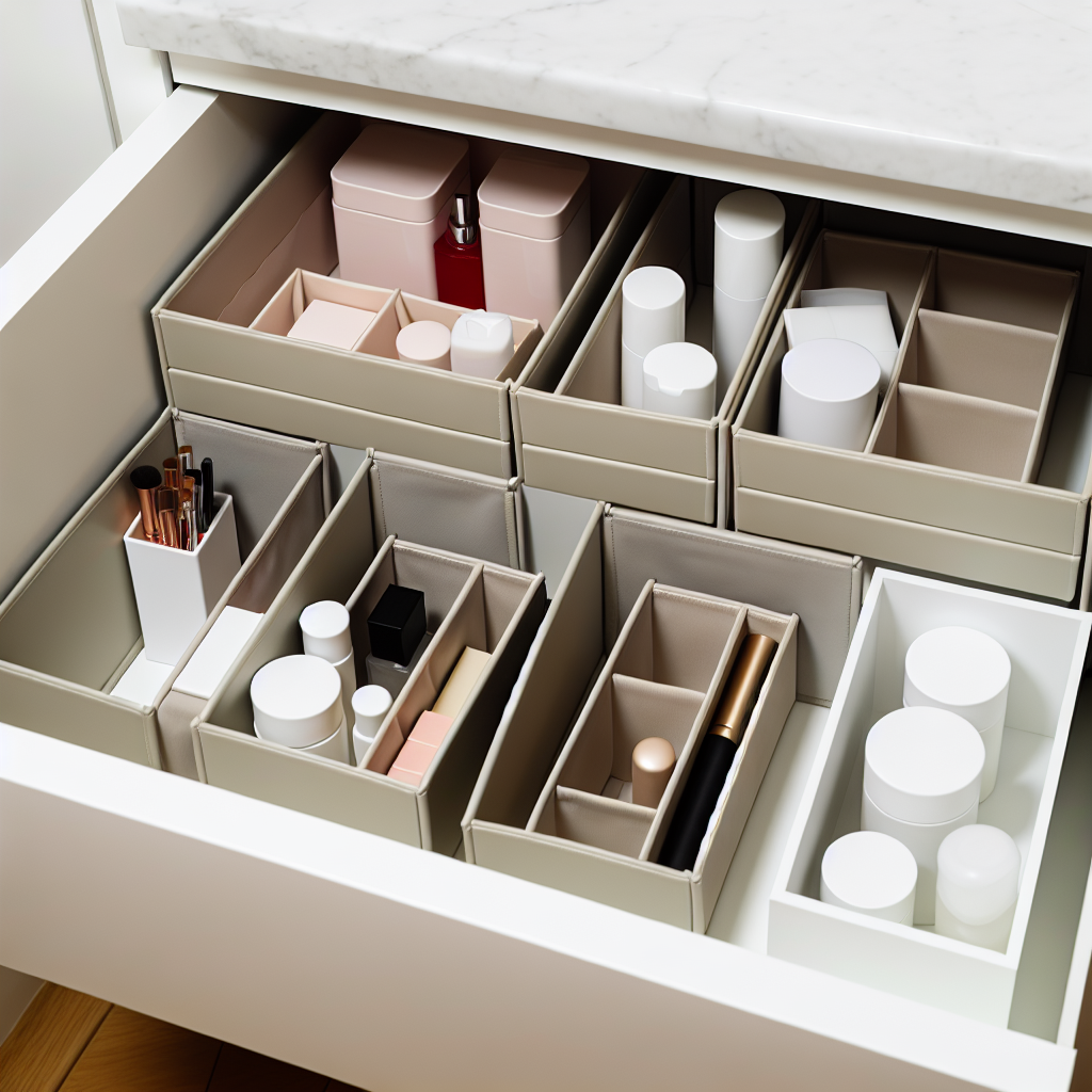 Bathroom Organization detail